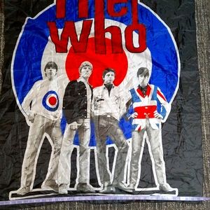 The Who 36x49  sheer tapestry flag